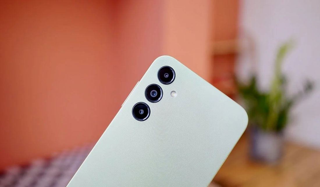 دوربین‌های سه‌گانه گلکسی A14 سامسونگ