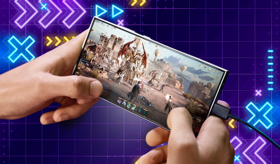 نمایش کیفیت بازی در گوشی گلکسی s24 اولترا