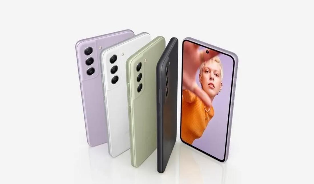 نمایش رنگبندی گوشی سامسونگ گلکسی S21FE