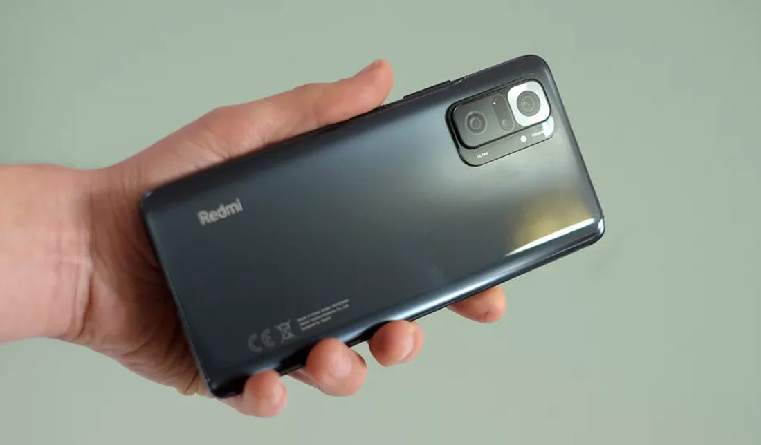 پنل پشتی گوشی ردمی نوت 10 پرو رنگ مشکی از نمای نزدیک