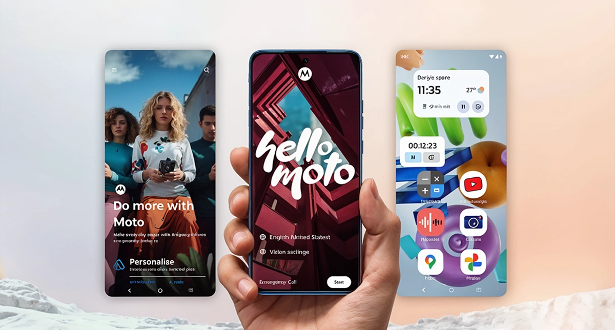 نمایش بخش کاربری گوشی‌های موتورولا