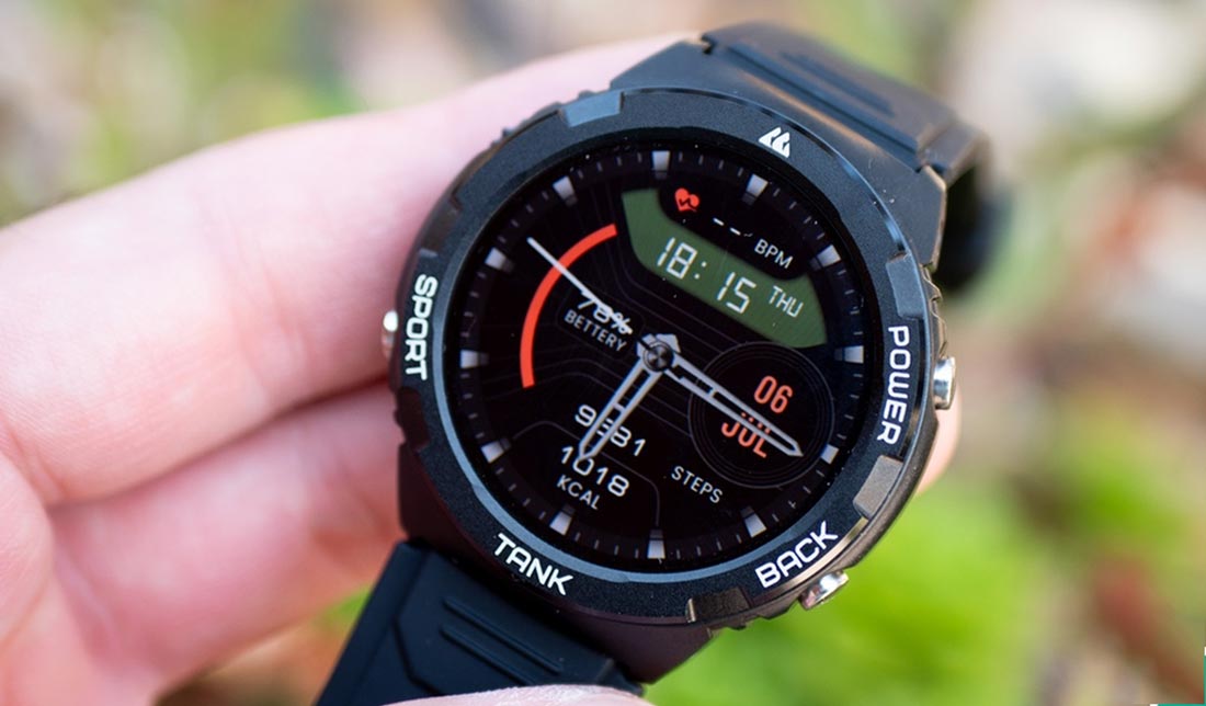 ساعت هوشمند ‏KOSPET Tank S1 رنگ مشکی
