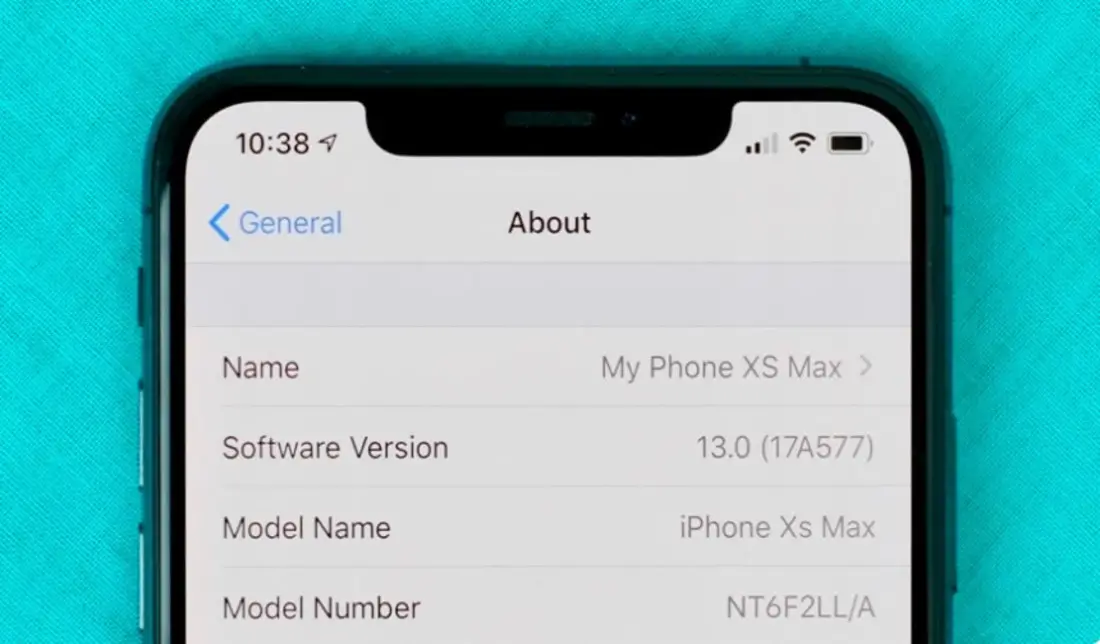نمایش مشخصات و مدل نامبر آیفون