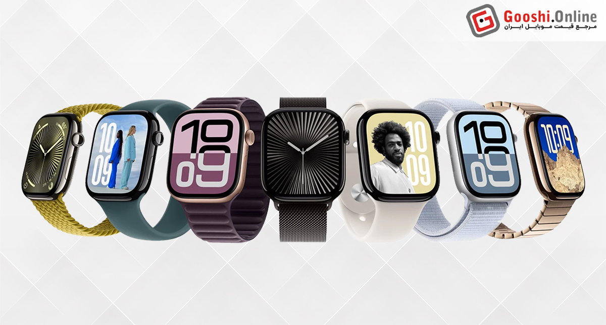 نمایش اپل واچ با بندهای مختلف