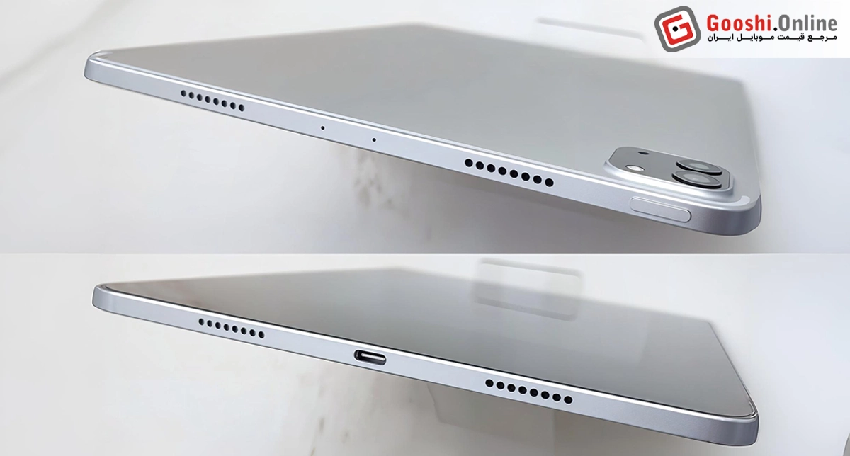 نمایش بخش درگاه‌ها و اتصالات در یک تلبت هوشمند