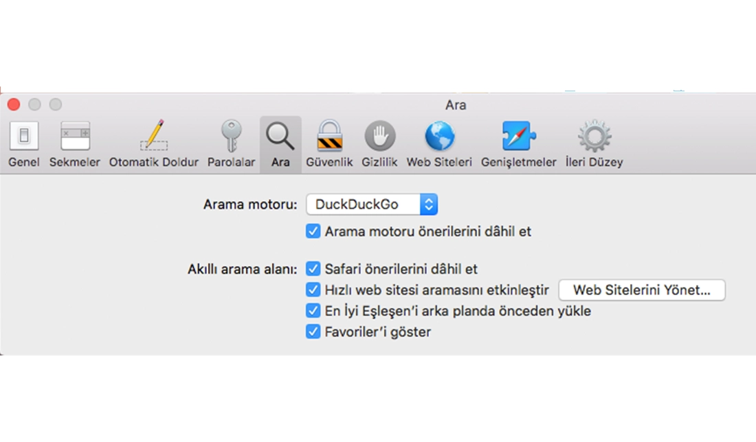 آموزش قرار دادن DuckDuckGo بهصورت پیشفرض برای سرچ در مک