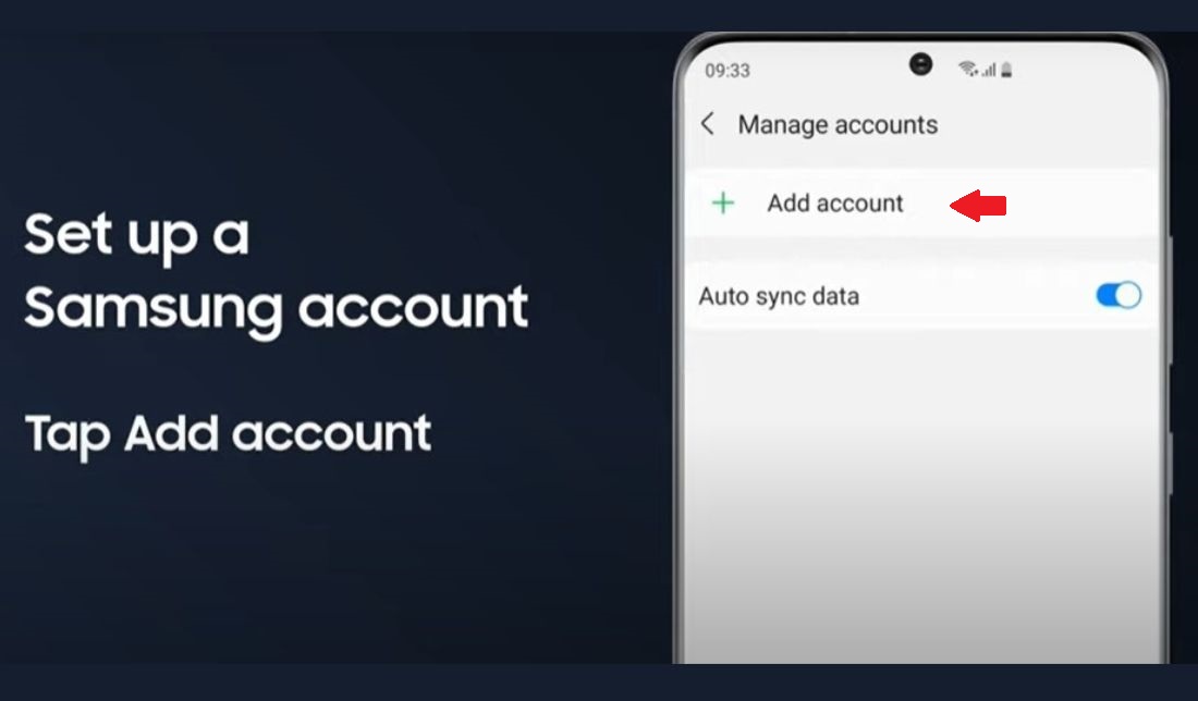 اسکرین‌شات مرحله 5 از 12 ساخت اکانت سامسونگ