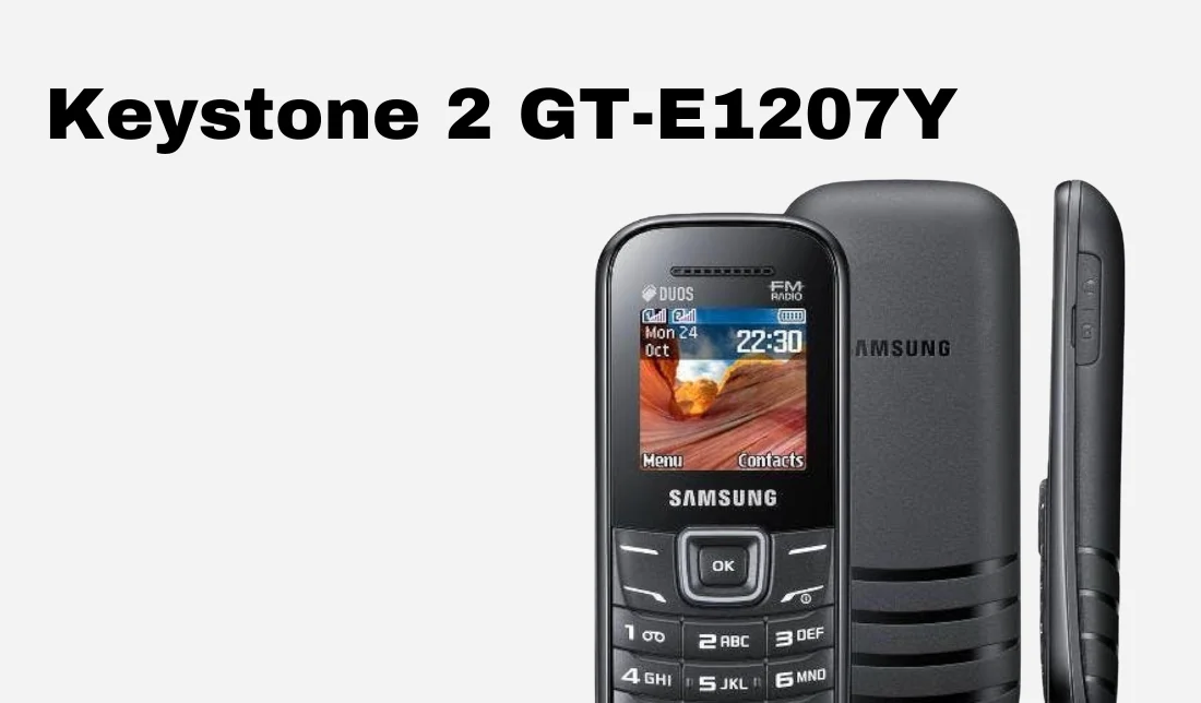تصویری از جهات مختلف گوشی سامسونگ Keystone 2 GT-E1207Y