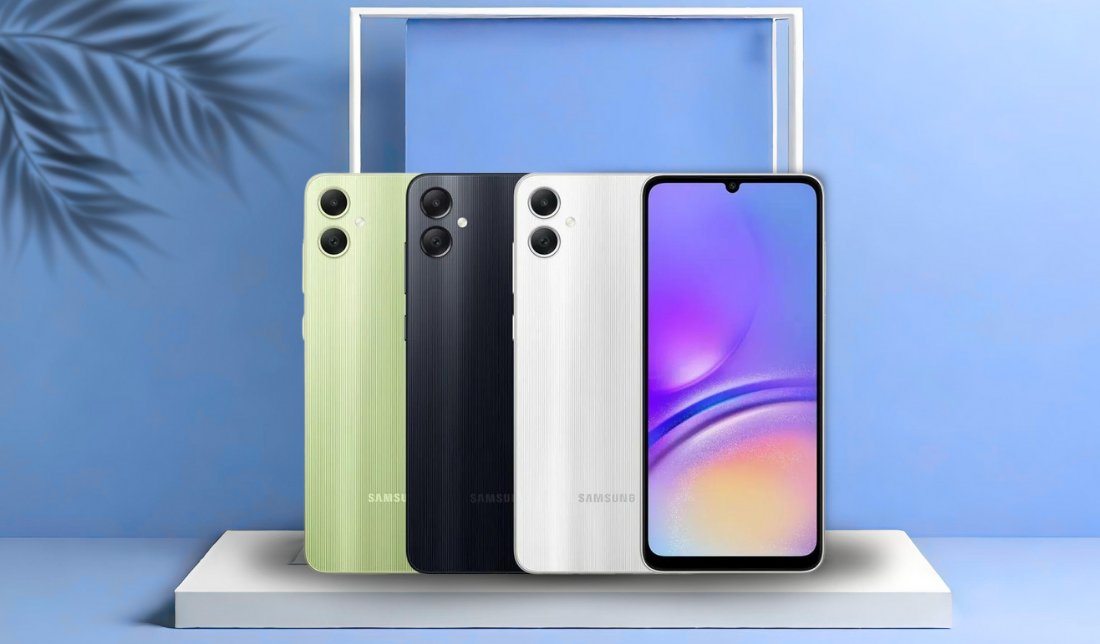 رنگبندی کامل گوشی سامسونگ گلکسی a05 از نمای پشت