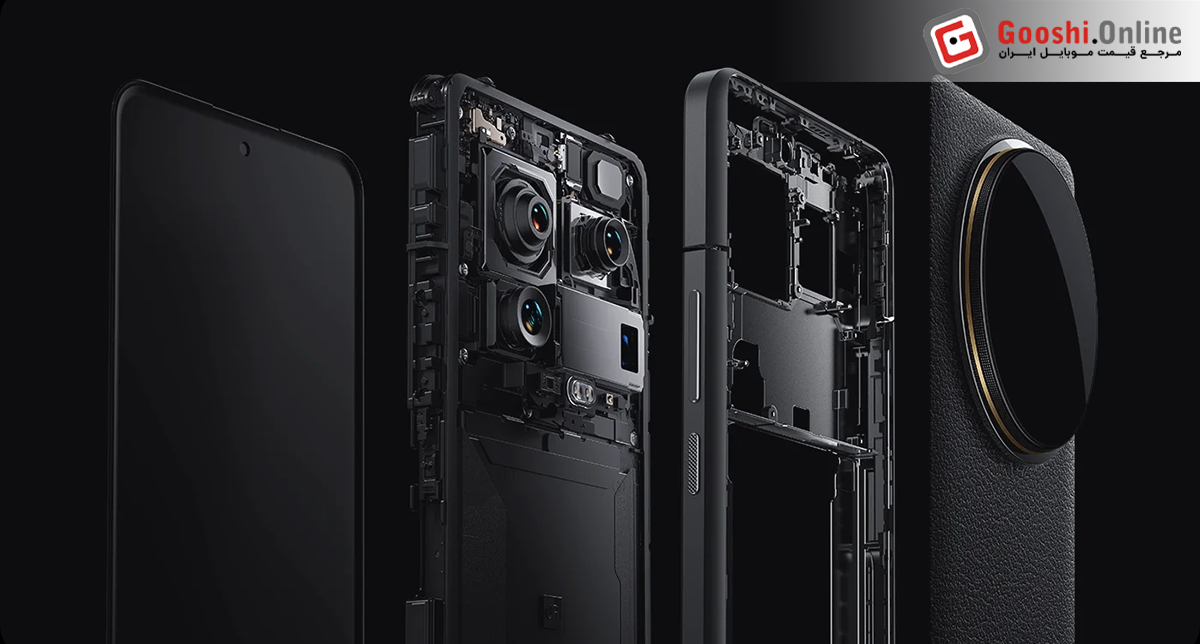 نمایش قطعات دوربین یکی از گوشیهای پرچمدار شیائومی