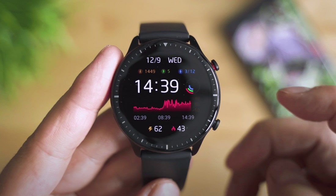 تصویر ساعت هوشمند آمازفیت GTR 2