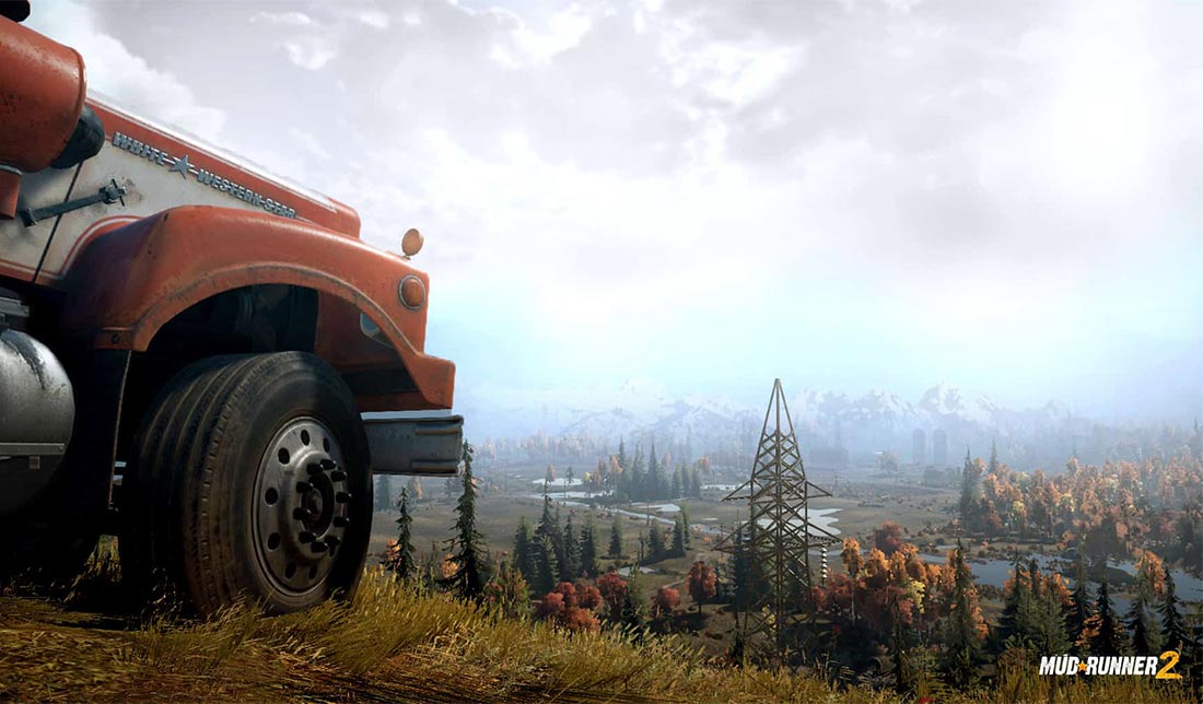 نمایی از بازی MudRunner 2