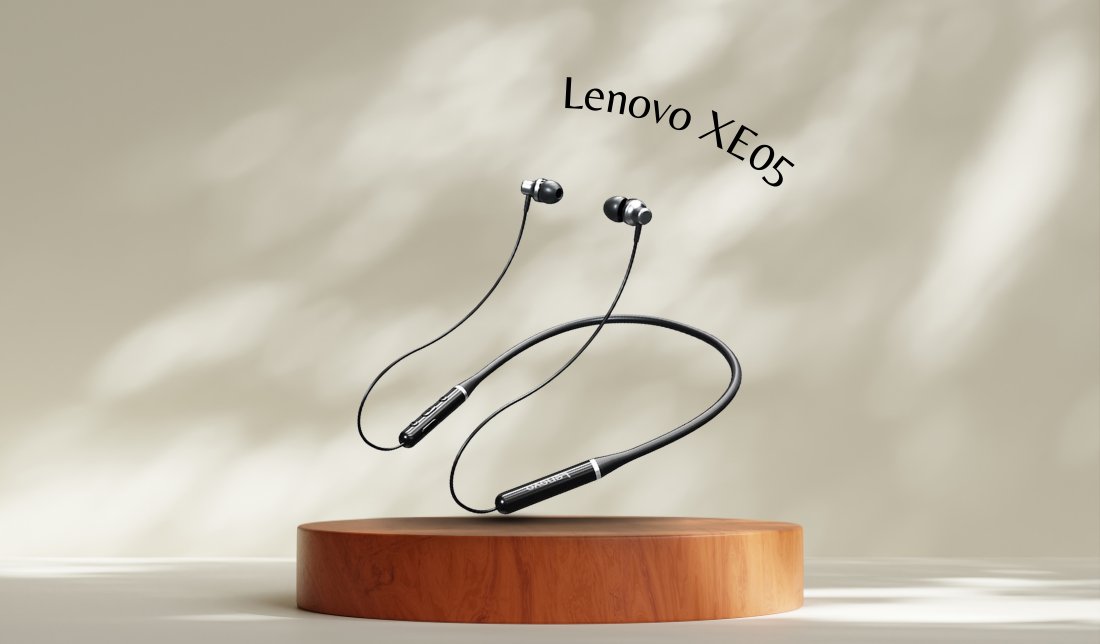 نمای کلی هندزفری بلوتوثی Lenovo XE05