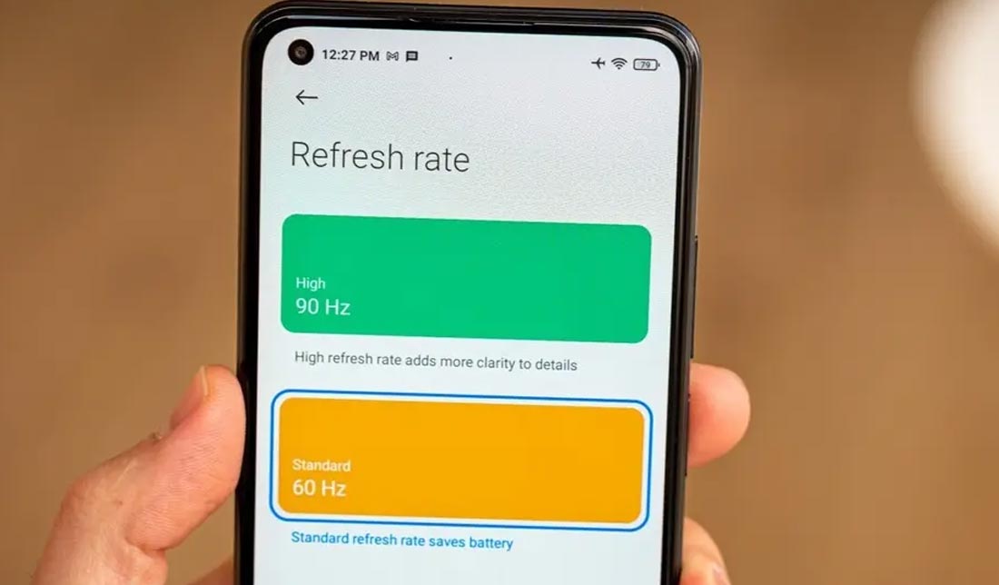 جلوگیری از خالی‌شدن باتری با ‏کاهش نرخ به‌روزرسانی صفحه‌نمایش