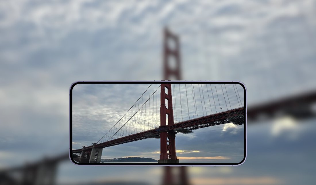 نمایش کیفیت دوربین اصلی گوشی گلکسی s24 از نمای نزدیک