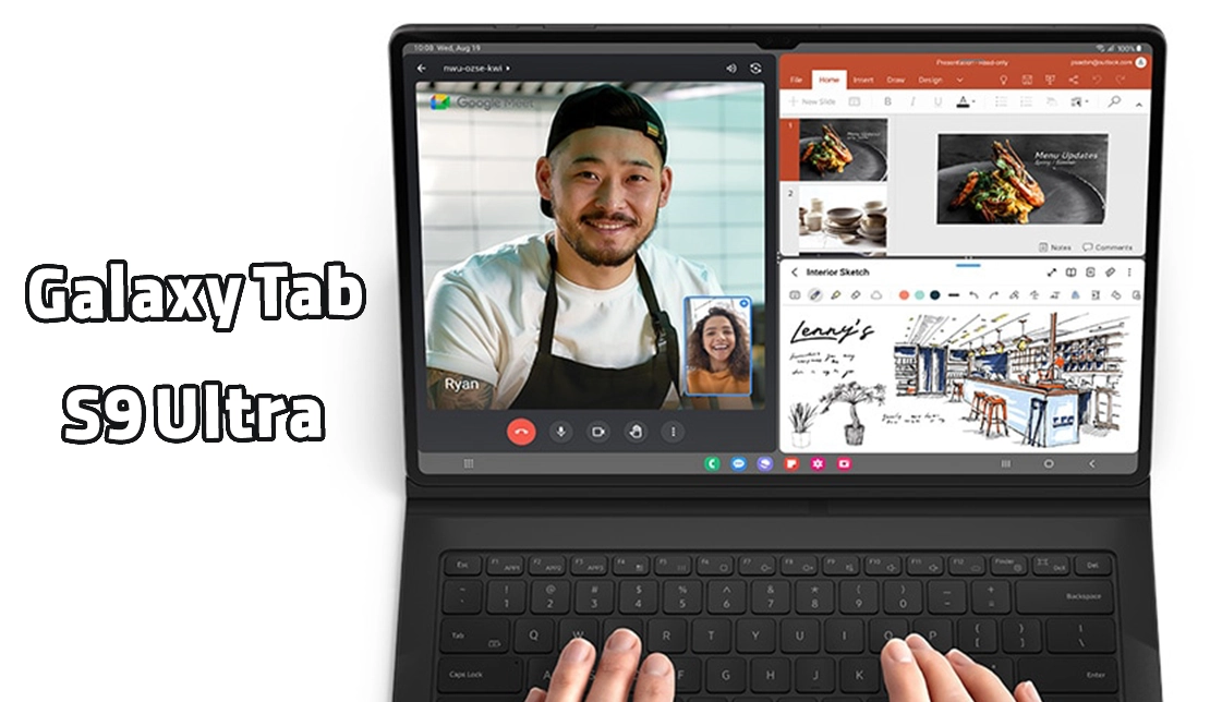 نمایش کیفیت دوربین سلفی تبلت گلکسی تب S9 اولترا