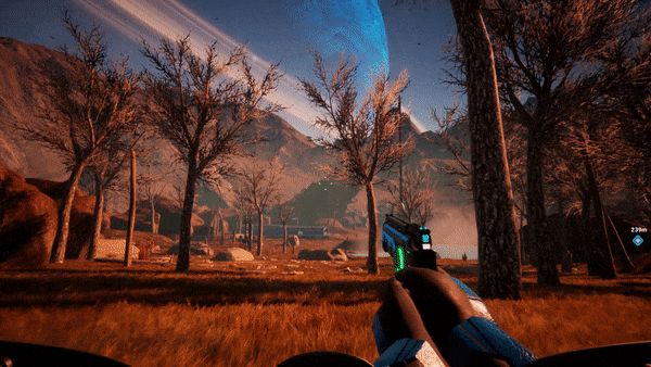 تصویر متحرکی از یک بازی اول شخص