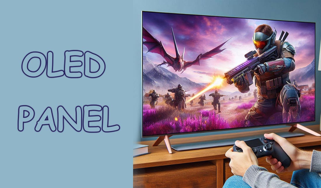 نمایش کیفیت تصویر در پنل OLED تلویزیون گیمینگ