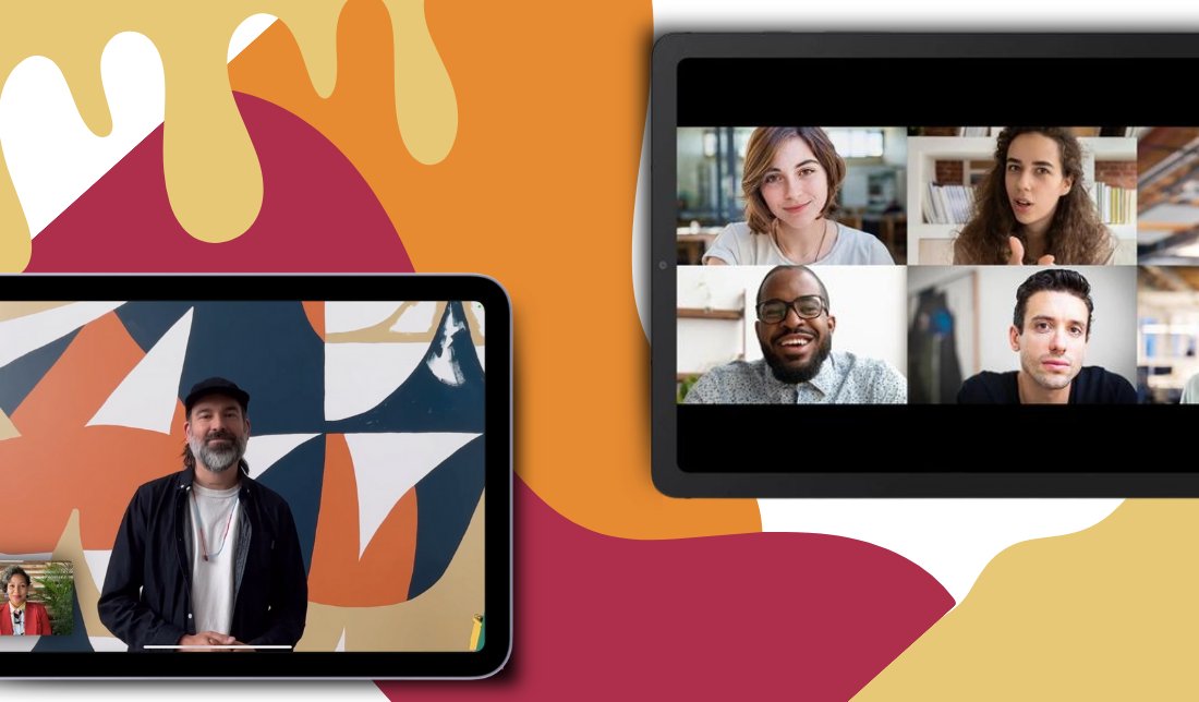 نمایش کیفیت دوربین گلکسی تب S6 لایت و آیپد مینی 6 در تماس تصویری