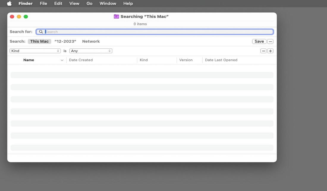 تصویر ابزار Finder در سیستم عامل اپل