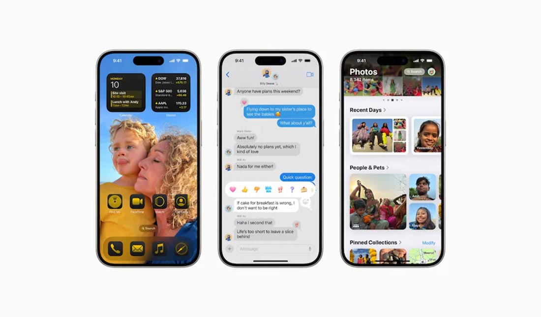 نمایش قابلیت‌های جدید iOS 18 