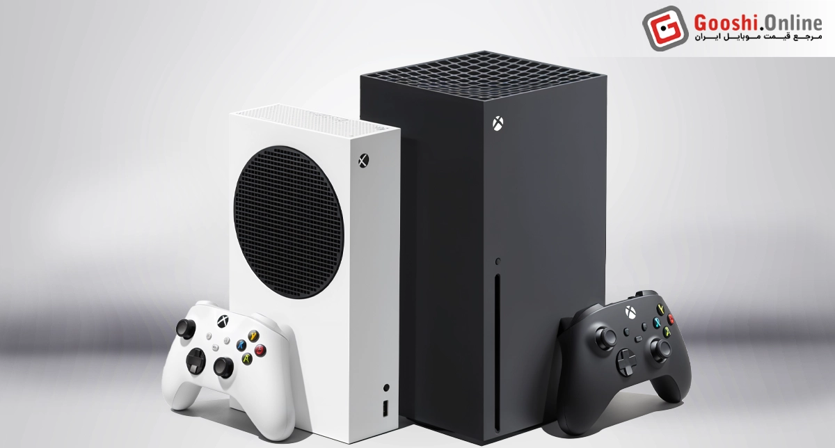 نمایش دو مدل از کنسول‌های بازی مایکروسافت (Microsoft) در کنار هم