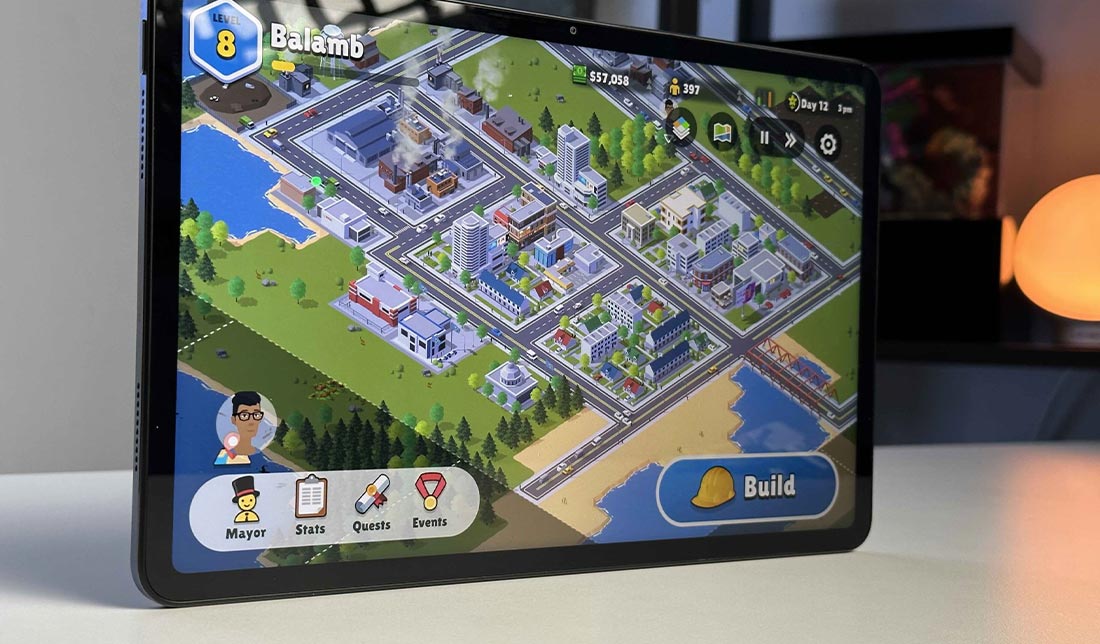 نمایش کیفیت اجرای یک بازی در تبلت شیائومی پد 6