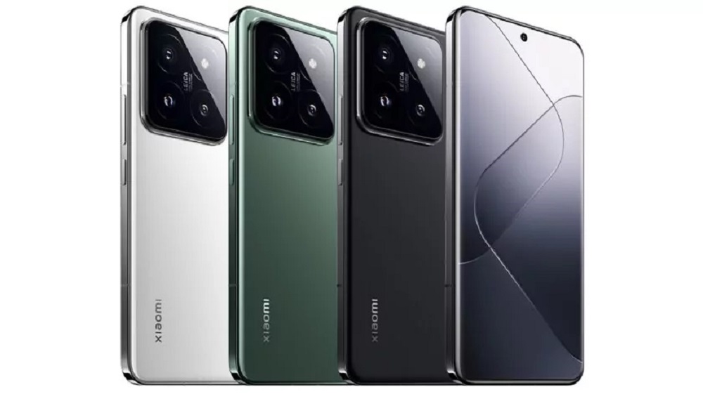 تصویر پنل جلو و پنل پشتی گوشی شیائومی 14 پرو (رنگ‌های مشکی، نقره‌ای، زغالی و سبز)