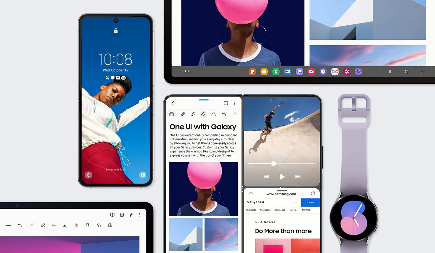 رابط کاربری One UI 5.1