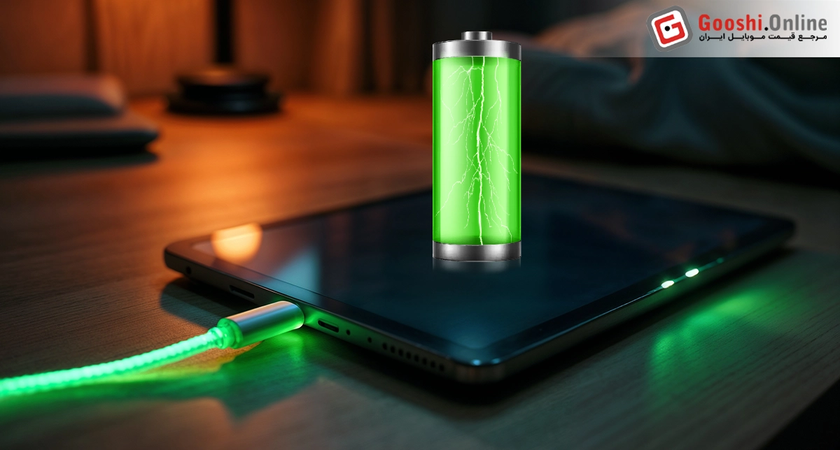 تصویری نمادین در مورد باتری تبلت هوشمند