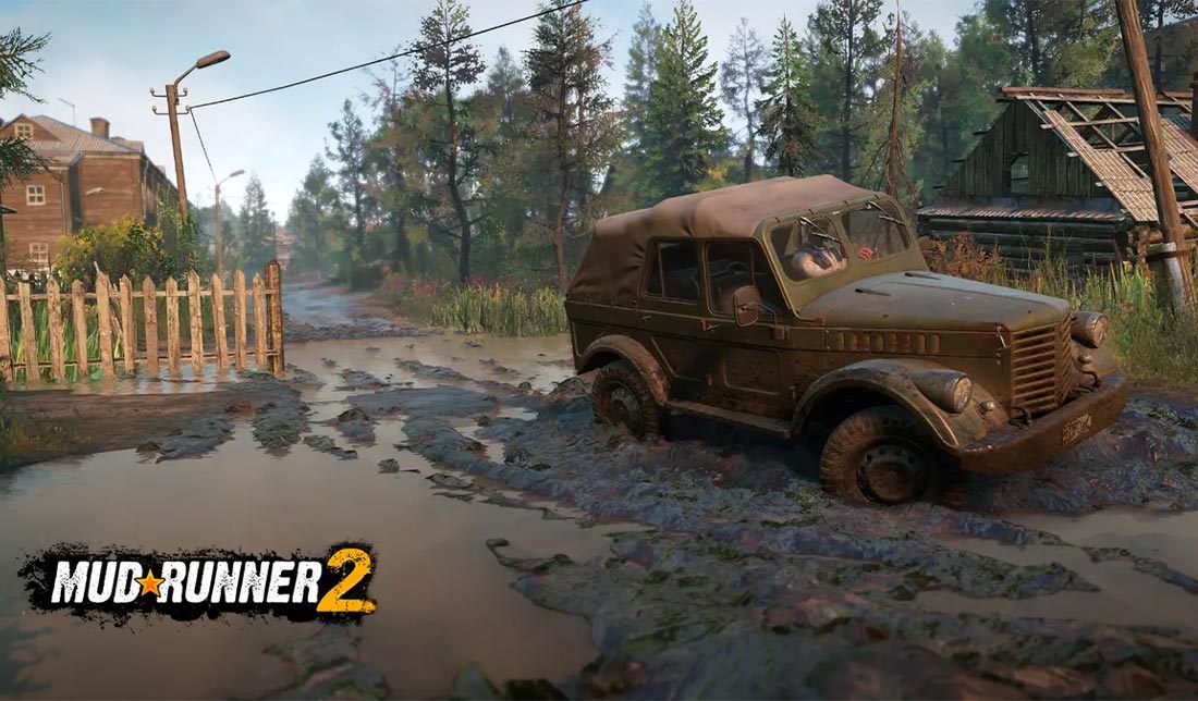 نمایی از بازی MudRunner 2