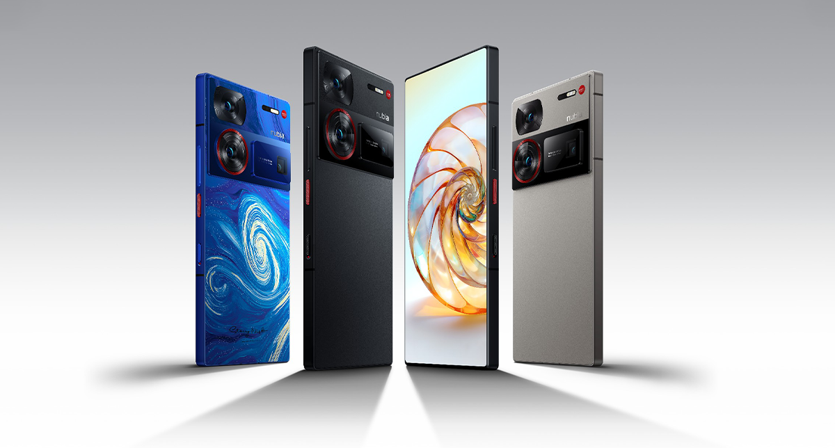 نمایش چند نسخه از گوشی‌های پرچمدار نوبیا در کنار هم