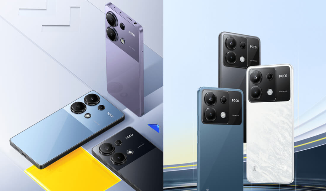 طراحی پوکو m6 pro از نمای پنل پشتی