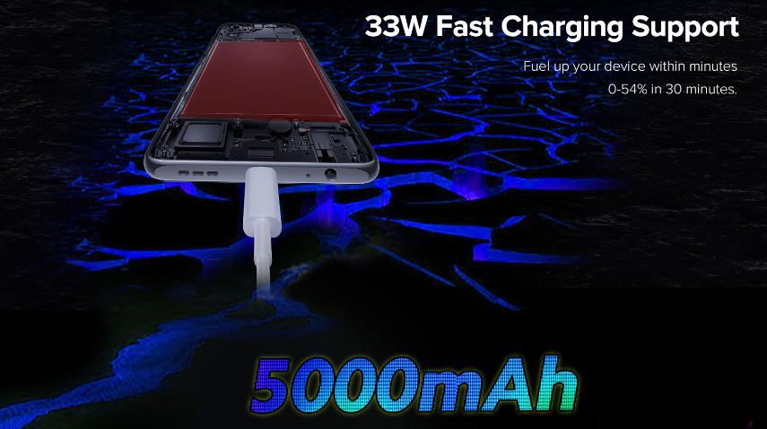 تصویر گوشی ردمی نوت 11 در حال شارژ