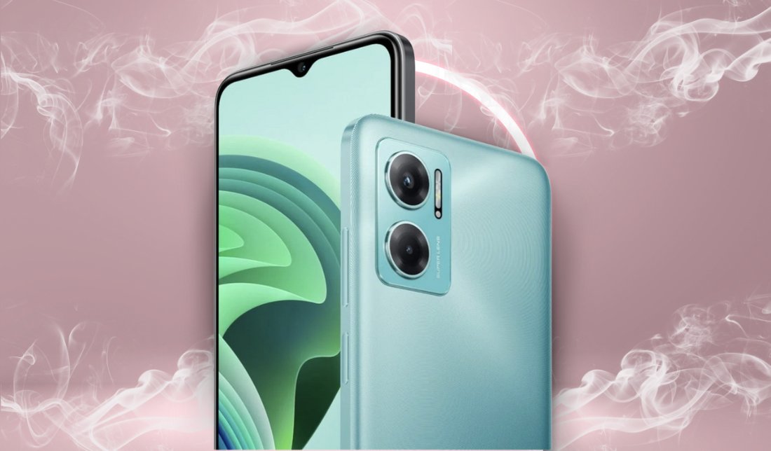 نمای پشتی و جلویی شیائومی 12 لایت 5G در رنگ آبی