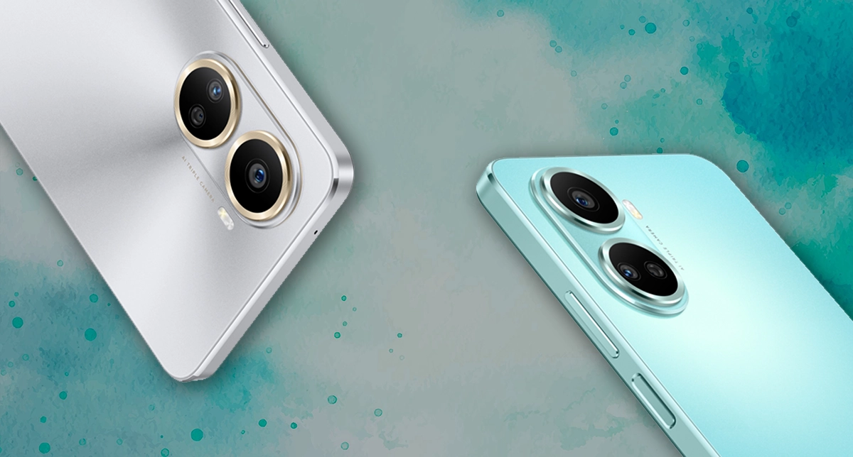 نمایش یکی از گوشی‌های میان‌رده هواوی از نمای پنل پشتی