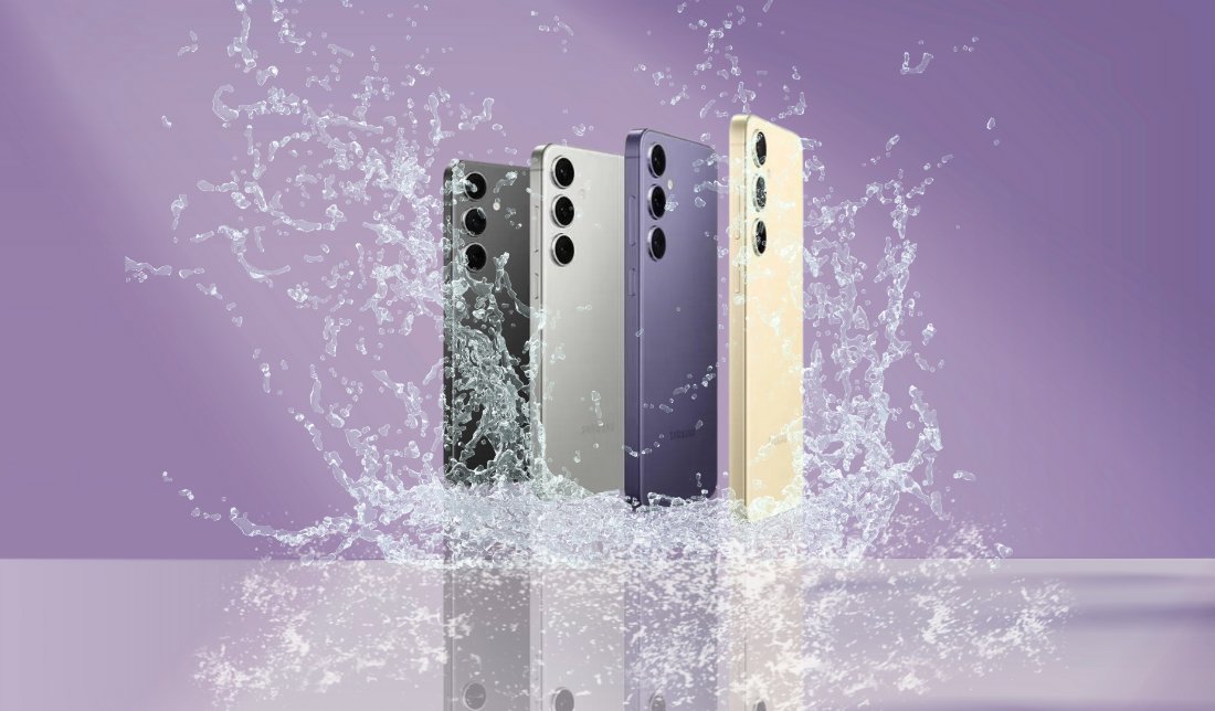 نمای پشتی گوشی گلکسی s24 در رنگبندی کامل