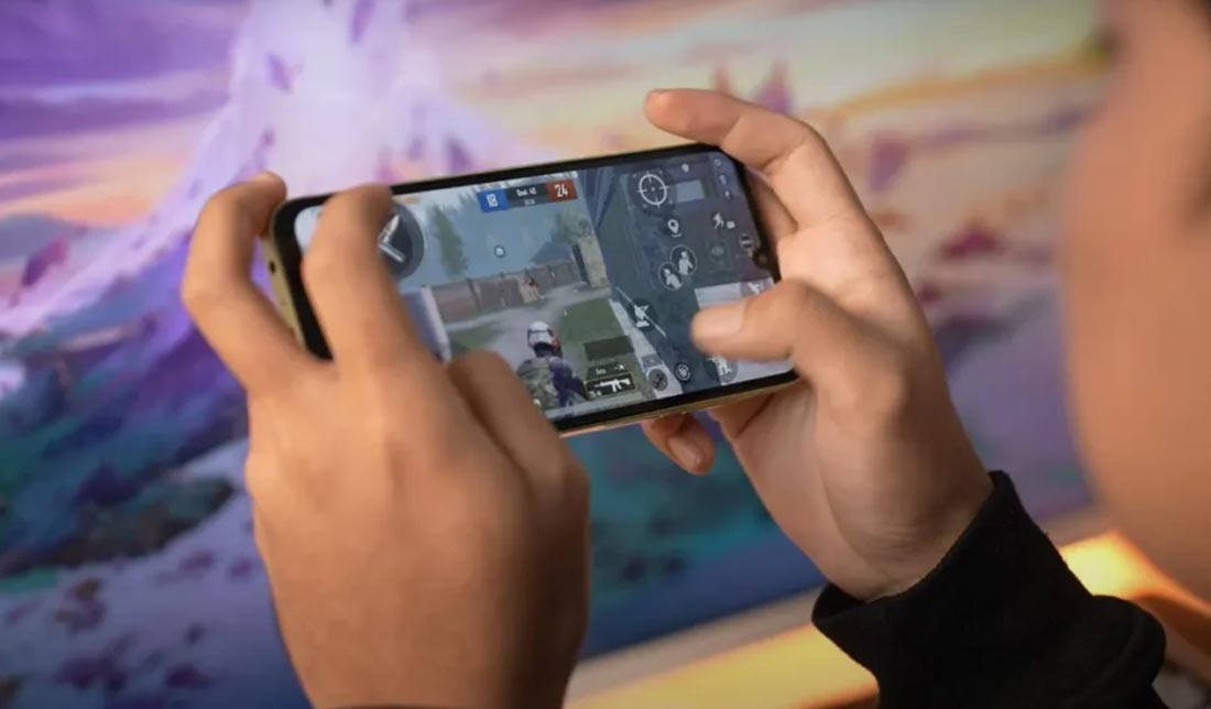 نمایش عملکرد گوشی گلکسی A25 در بازی با توجه به نوع پردازنده