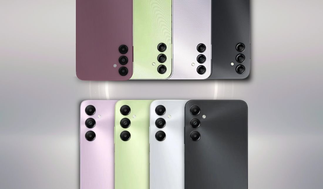 نمایش رنگبندی گوشی گلکسی a05s و گلکسی a14