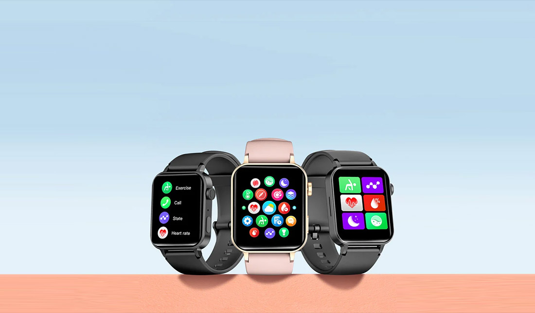 نمایش رنگبندی ساعت هوشمند بلک ویو مدل W10