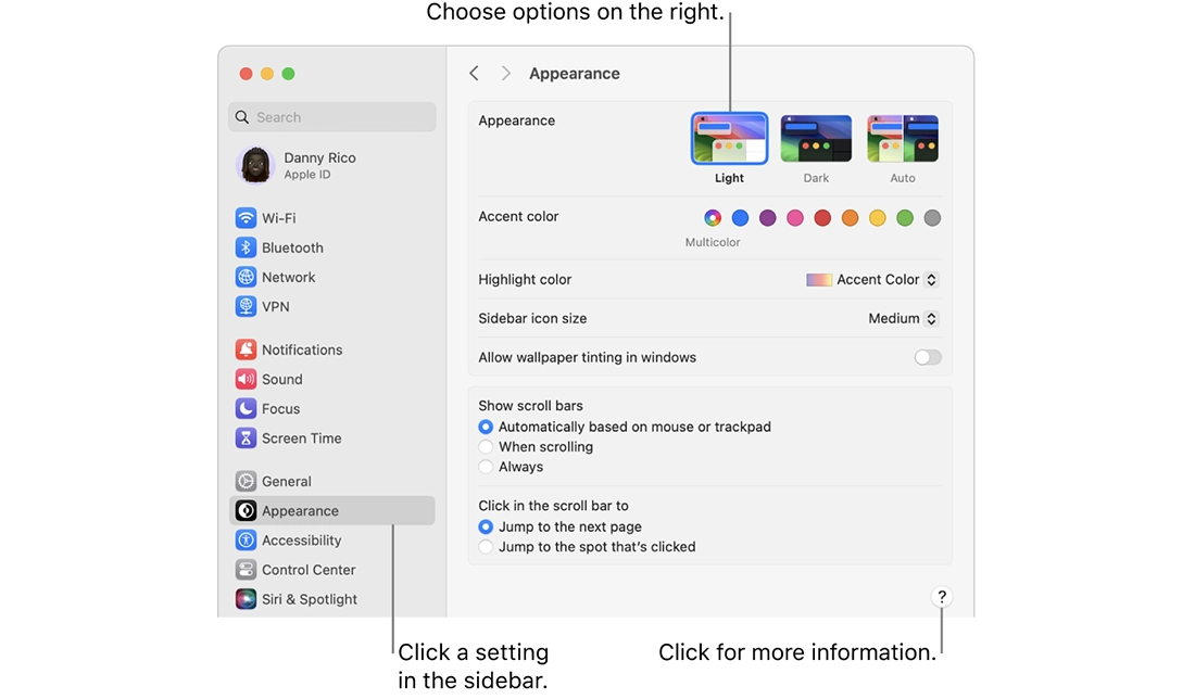 آموزش تنظیمات صفحهنمایش در سیستمعامل مک