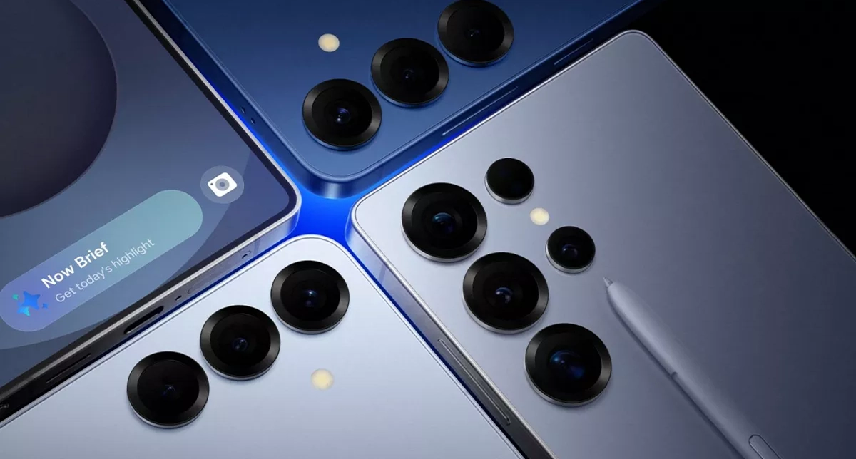 نمایشی از سری جدید گوشی‌های گلکسی S25 سامسونگ