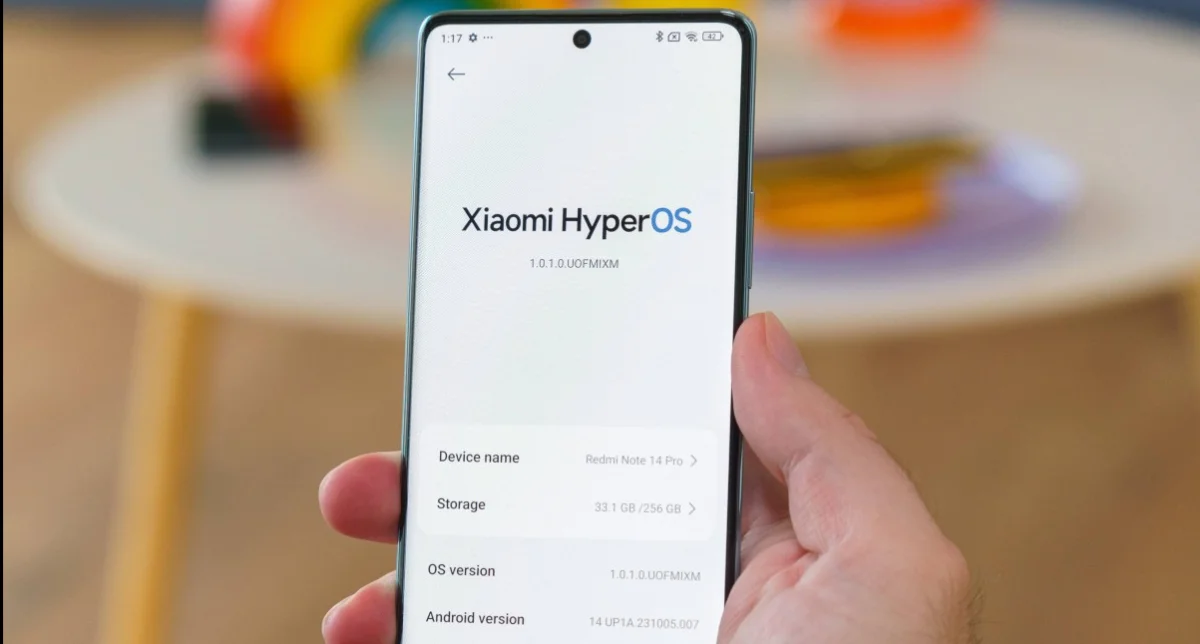 نمایش رابط کاربری مخصوص شیائومی در گوشی شیائومی ردمی نوت 14 پرو 4G