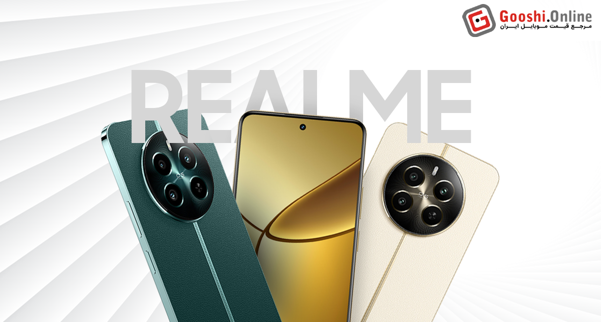 نمایش چند مدل از گوشی‌های موبایل ریلمی در کنار هم