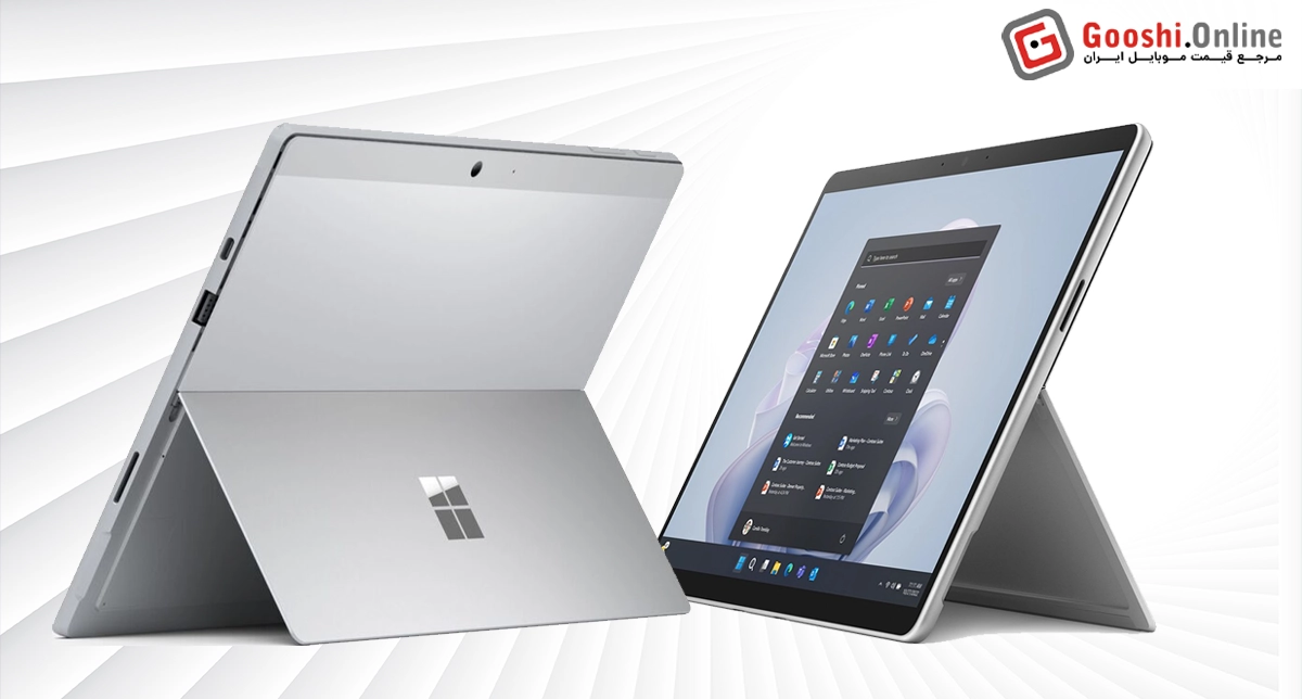 نمایش یکی از تبلت‌های مایکروسافت از زوایای مختلف