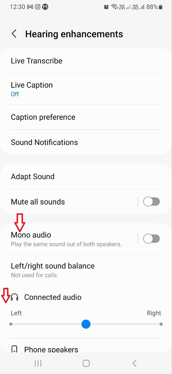 بالانس کردن صدای هندزفری اندروید
