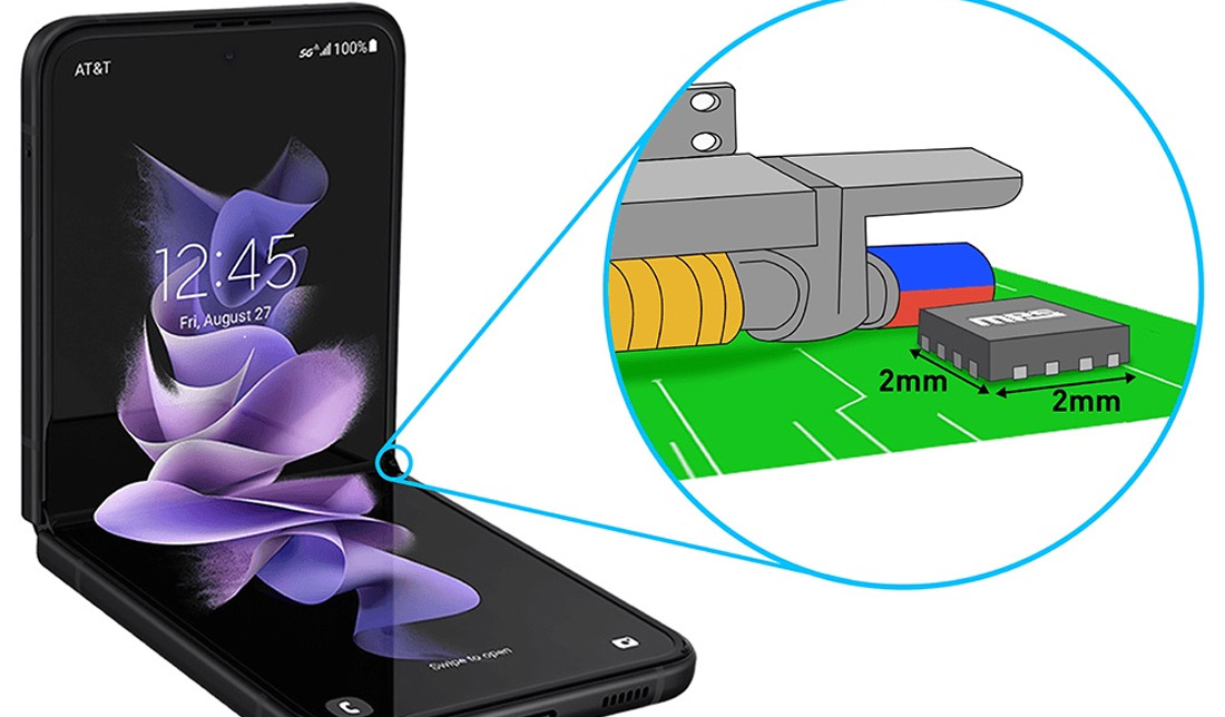 حسگر تشخیص زاویه در گوشی هوشمند