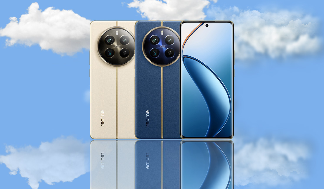 نمایش رنگبندی گوشی ریلمی 12 پرو از نمای پشت و نزدیک