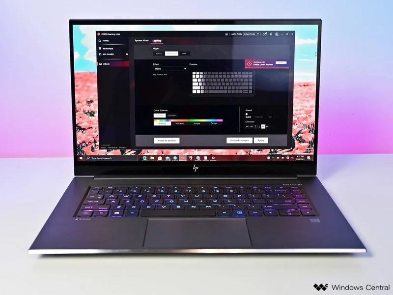 اچ‌پی از لپتاپ ZBook Studio G8 با کیبورد RGB رونمایی کرد.