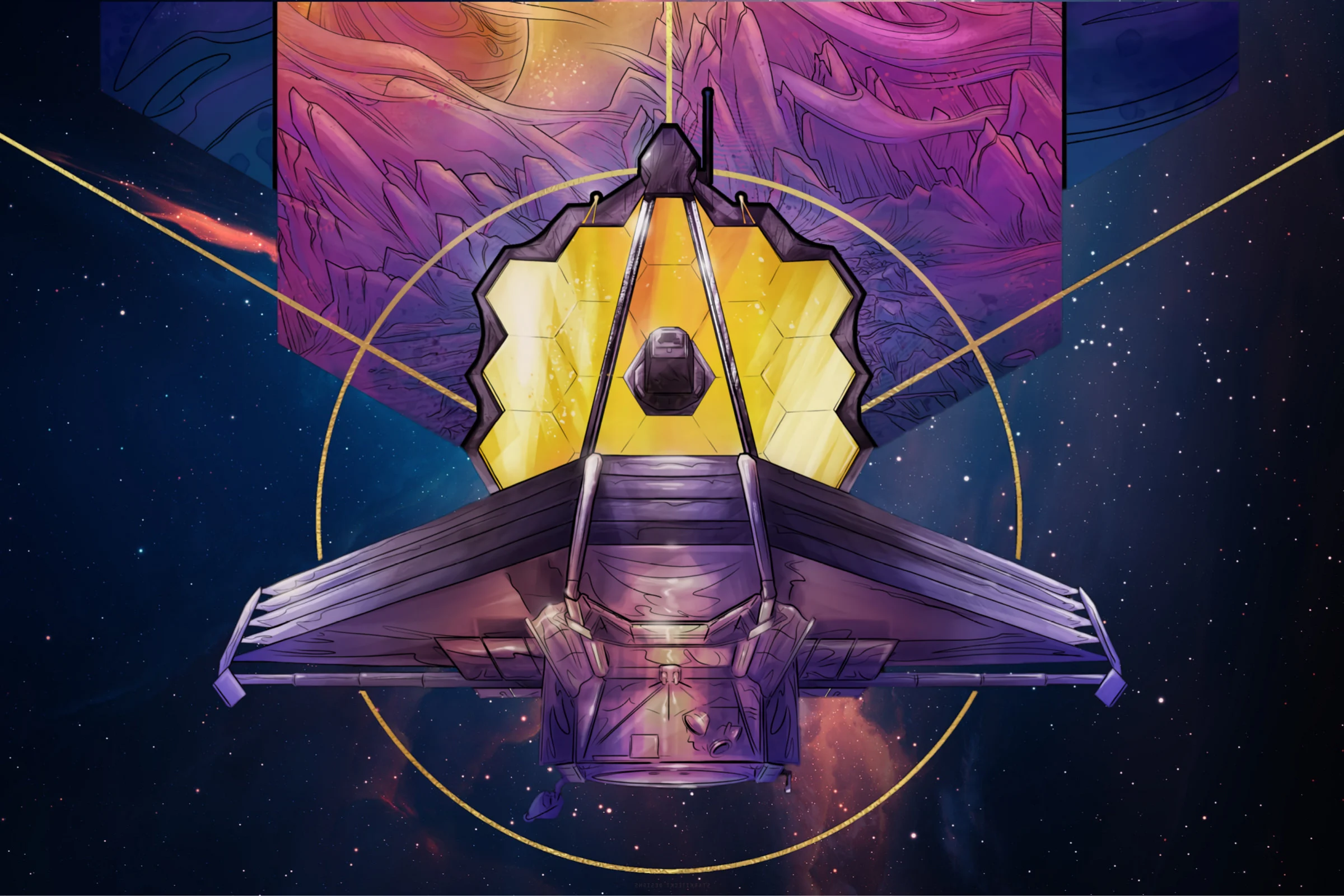 اولین تصویر تمام رنگی تلسکوپ فضایی جیمز وب منتشر شد